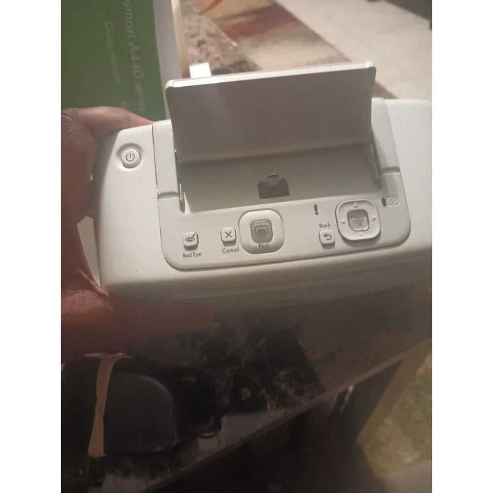 HP Photosmart A440 Digital Photo Inkjet Printer -Working!